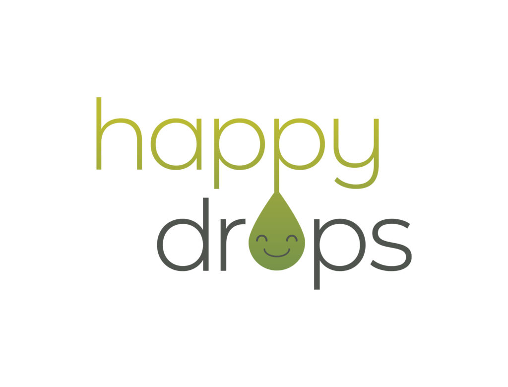 Happy Drops Logo design by prism design studio