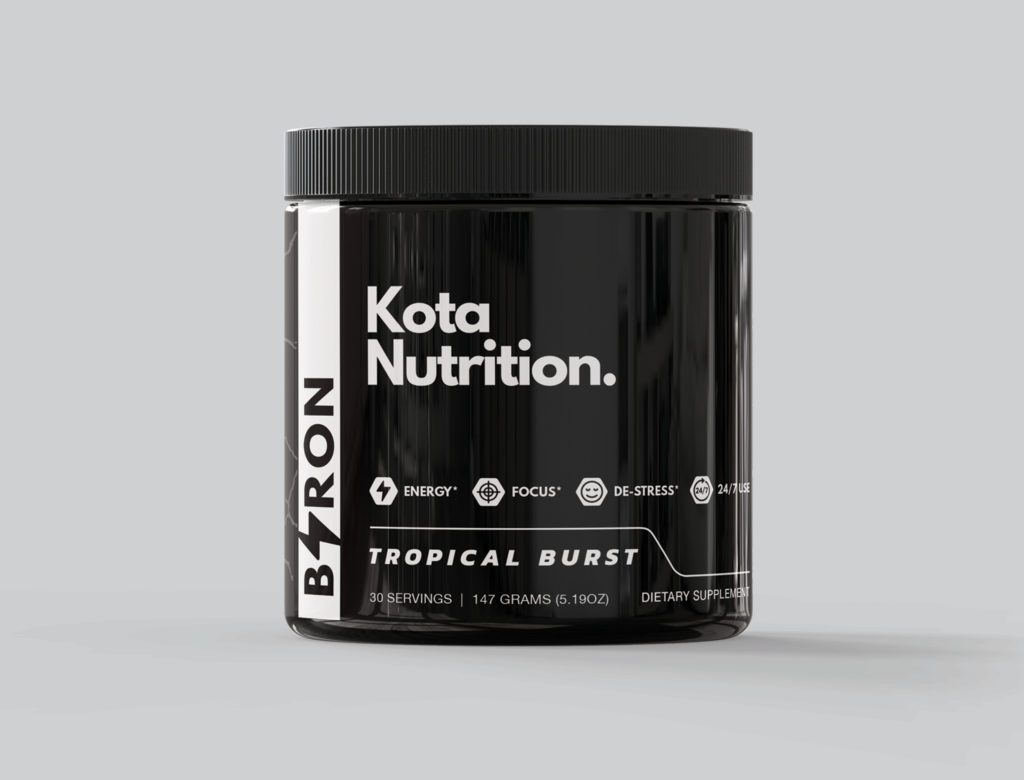 Label design for kota nutrition by prism design studio